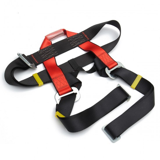 Outdoor Mountain Rock Climbing Rappelling Harness Bust Belt Rescue Safety Seat Sitting Strap