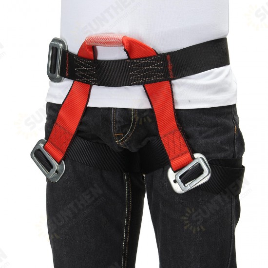 Outdoor Mountain Rock Climbing Rappelling Harness Bust Belt Rescue Safety Seat Sitting Strap