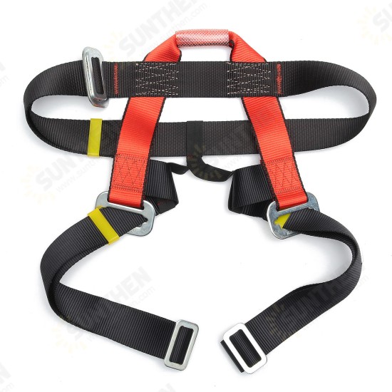 Outdoor Mountain Rock Climbing Rappelling Harness Bust Belt Rescue Safety Seat Sitting Strap