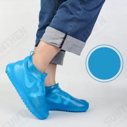 Silicone Shoe Covers Outdoor Waterproof Rainproof Dustproof Shoe Cover Skid Thickening Wear-resisting Adult Shoe Cover with Suction Cup Silicone Shoe Covers Outdoor Waterproof Rainproof Dustproof Shoe Cover Skid Thickening Wear-resisting Adult Shoe Cover with Suction Cup