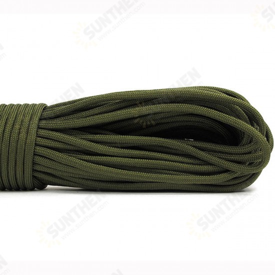 100FT/30M 550lb Paracord Parachute Lanyard 7 Strand Core Emergency Army Green Rope