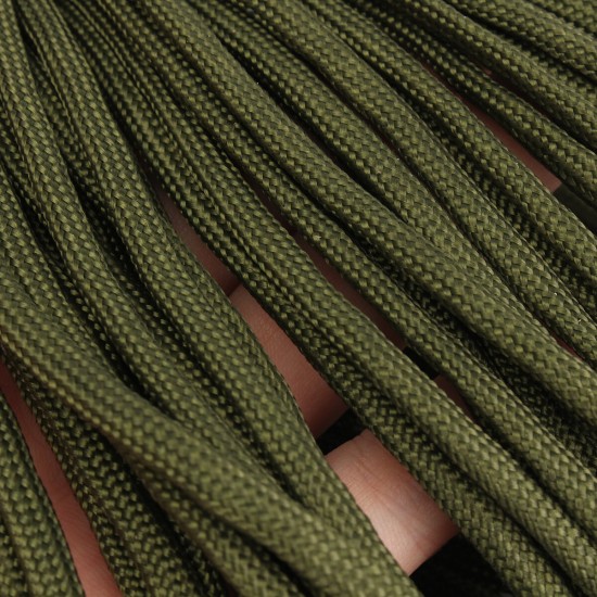 100FT/30M 550lb Paracord Parachute Lanyard 7 Strand Core Emergency Army Green Rope