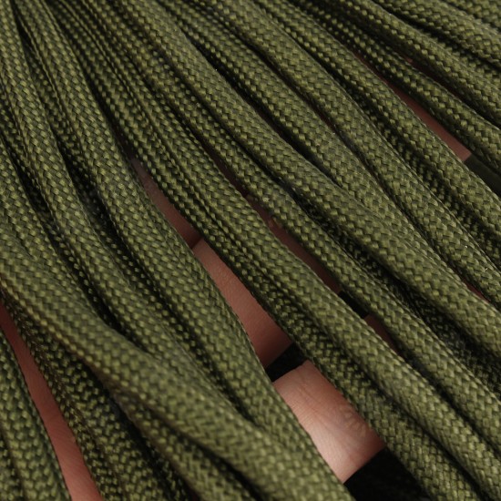 100FT/30M 550lb Paracord Parachute Lanyard 7 Strand Core Emergency Army Green Rope