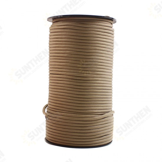 100M Army Standard 550 9 Core Paracord Rope Emergency Survival Escape Tent Rope