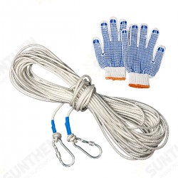 10/15/20/30m Outdoor Survival Safety Paracord Steel Wire Rope Carabiner Gloves Emergency Tool Kits 10/15/20/30m Outdoor Survival Safety Paracord Steel Wire Rope Carabiner Gloves Emergency Tool Kits