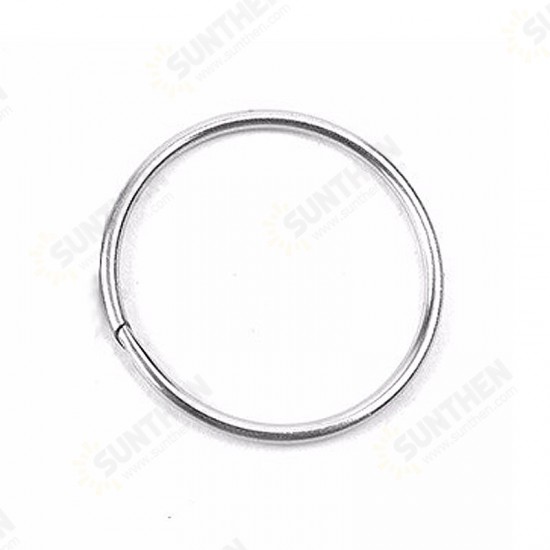 10PCS 32mm Diameter Outdoor EDC Key Ring Buckle Metal Round Chain Quick Release Clamp Ring