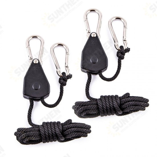 2 Pcs Pendant Hook Pulley Rope Climbing Pulley EDC Camping Portable Survival Tool