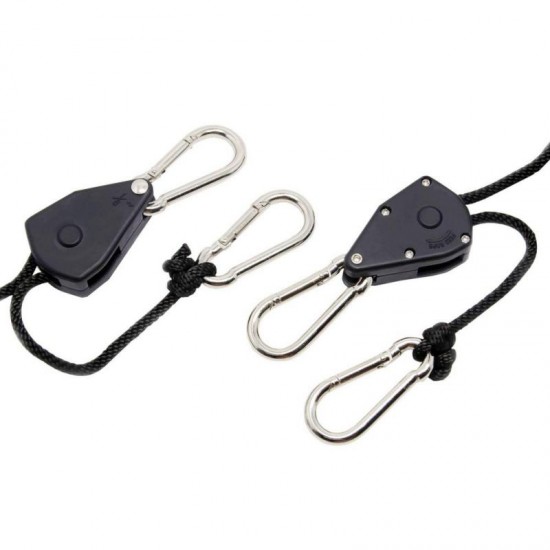 2 Pcs Pendant Hook Pulley Rope Climbing Pulley EDC Camping Portable Survival Tool