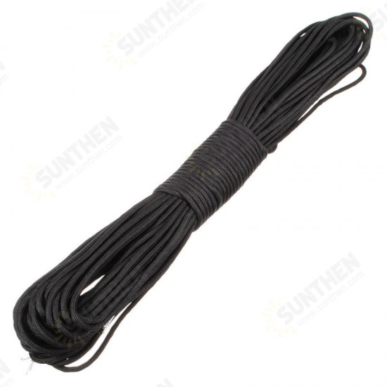 30.5M/100FT 550lb Nylon Paracord 7 Strand Core Parachute String Rope Camping Emergency Survival