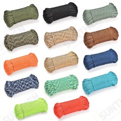 31M/Roll Multifunctional 10 Strand Cores Paracord Dia.4mm Outdoor Camping Hiking Climbing Survival Parachute Cord Lanyard Tent Rope Clothesline 31M/Roll Multifunctional 10 Strand Cores Paracord Dia.4mm Outdoor Camping Hiking Climbing Survival Parachute Cord Lanyard Tent Rope Clothesline