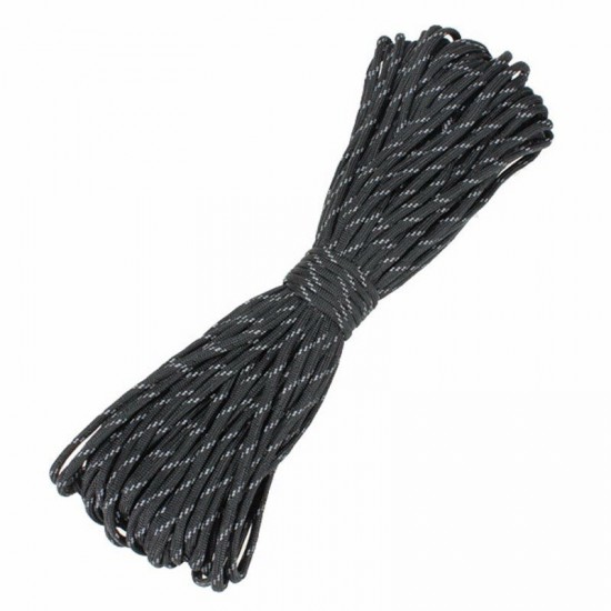330FT 550lb Mix-color Nylon Parachute Cord String Rope Outdoor Camping Hiking Tools