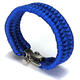 7 Strands ParaCord Bracelet String Cord Hand Ring With Quick Release Shackle Buckle For Survival