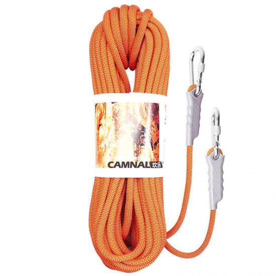 Nylon Climbing Rope 10m 10.5mm Diameter 16-32KN Downhill Rope Fire Rescue Parachute Rope