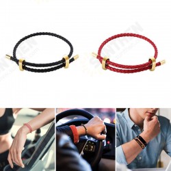 25/44cm Genuine Leather Bracelet 316 Steel Buckle Hand Strap Wristband for Men Women 25/44cm Genuine Leather Bracelet 316 Steel Buckle Hand Strap Wristband for Men Women