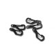 EDC Buckle Carabiner D-shaped Quick Release Hook Clip Key Chain Camping Hiking