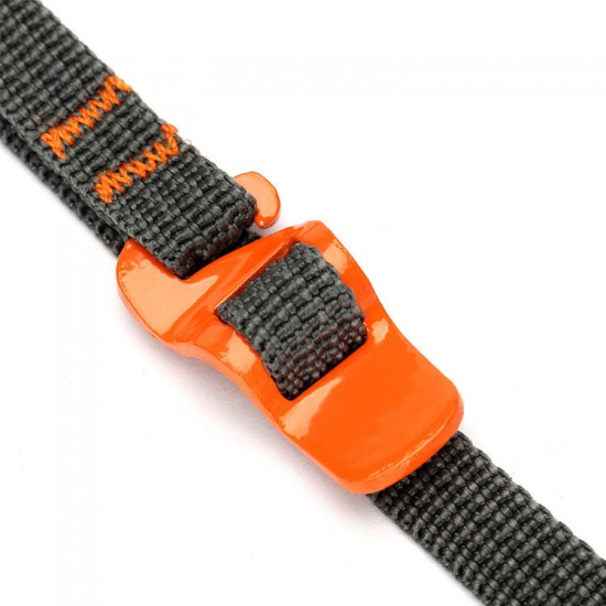 Outdoor Camp Binding Rope Tie-Up Ribbon Adjustable Puller Strap With Buckle Hook For Travel Luggage