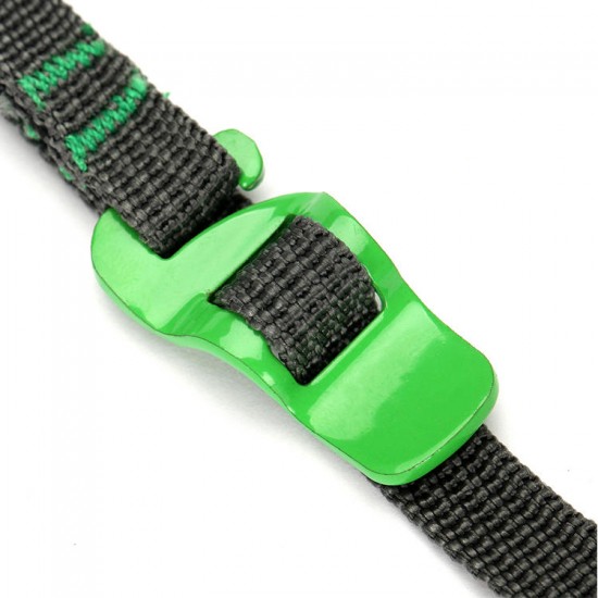 Outdoor Camp Binding Rope Tie-Up Ribbon Adjustable Puller Strap With Buckle Hook For Travel Luggage