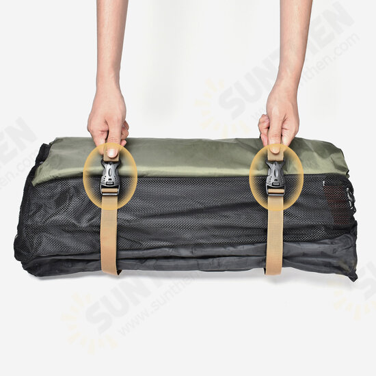 Outdoor Luggage Binding With Double Insurance Buckle Type Suitcase Packing Safety Belt Cargo Bundling Fixed Binding Rope