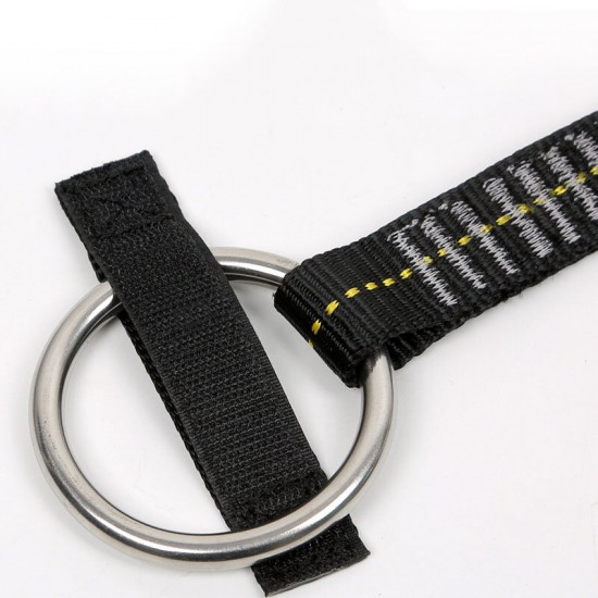 95cm Life Rope Tough Resilient Safety Climbing Rope Rescue Rope Outdoor Travel without Buckle Ring