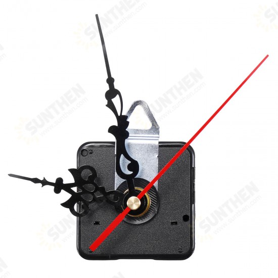 12mm Quartz Silent Clock Movement Mechanism DIY Wall Clock Hour Minute Second Hand without Battery