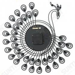 54x54cm Peacock Large Wall Clock Grow In Dark Living Room Bedroom House Decorations 54x54cm Peacock Large Wall Clock Grow In Dark Living Room Bedroom House Decorations