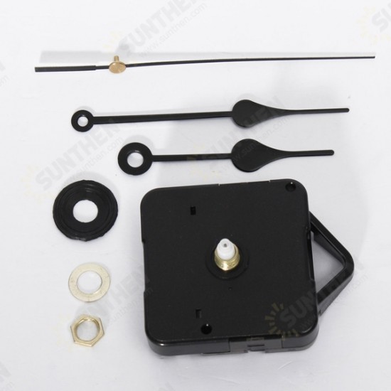 Black Hands Quartz Clock Wall Movement DIY Mechanism Repair Tool