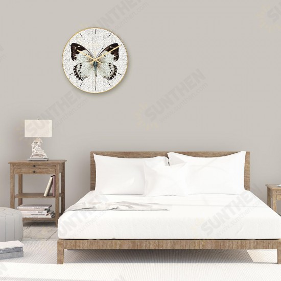 CC012 Creative Butterfly Pattern Wall Clock Mute Wall Clock Quartz Wall Clock For Home Office Decorations