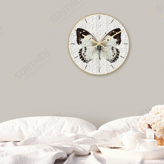 CC012 Creative Butterfly Pattern Wall Clock Mute Wall Clock Quartz Wall Clock For Home Office Decorations