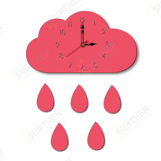 Cloud Wall Clock Home Cartoon Living Room Creative Wall Clock