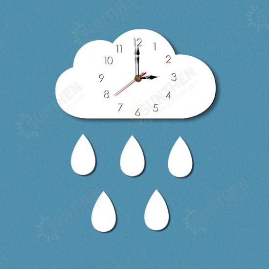 Cloud Wall Clock Home Cartoon Living Room Creative Wall Clock