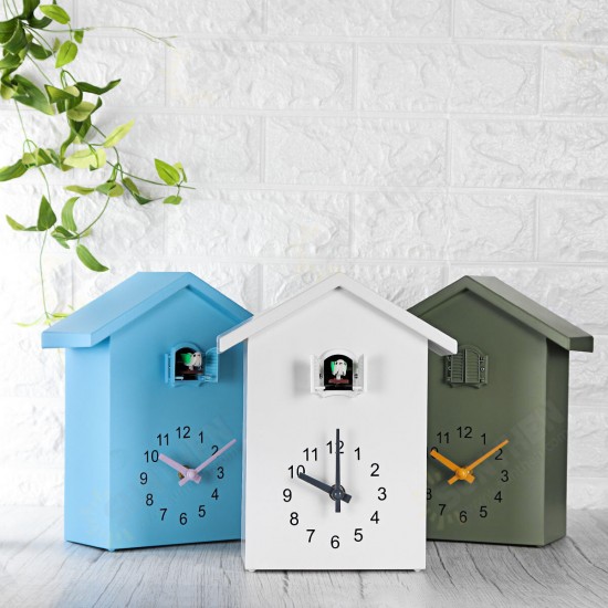 Cuckoo Quartz Wall Clock Modern Bird Home Living Room Hanging Watch Office Decor