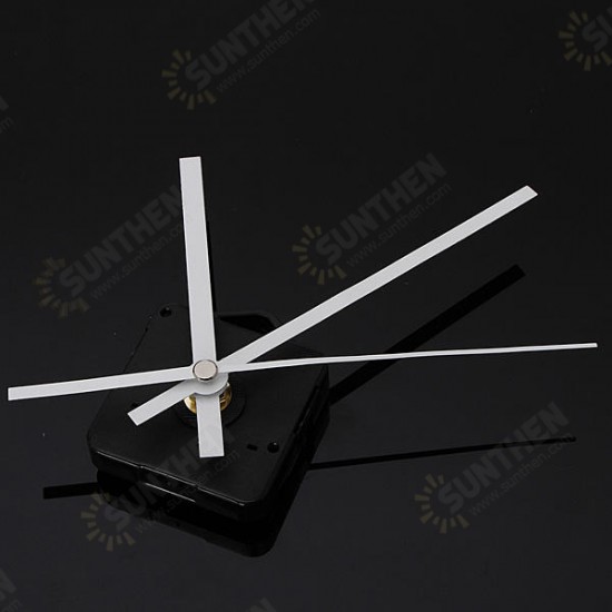 DIY White Hands Quartz Movement Mechanism Wall Clock