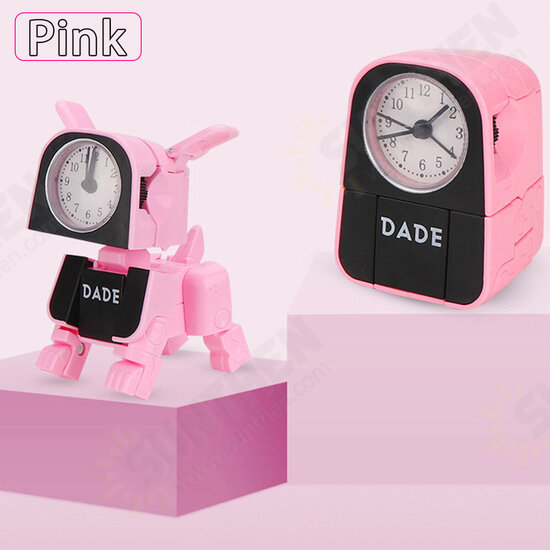 Deformed Puppy Wake Up Clock Children's Alarm Clock Lovely Cartoon Table Clock