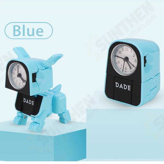 Deformed Puppy Wake Up Clock Children's Alarm Clock Lovely Cartoon Table Clock