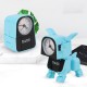 Deformed Puppy Wake Up Clock Children's Alarm Clock Lovely Cartoon Table Clock