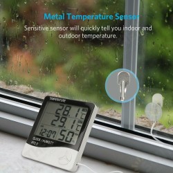 Digital Hygrometer LCD Temperature Humidity Hygrometer 3M Probe Cord Big Display Digital Hygrometer LCD Temperature Humidity Hygrometer 3M Probe Cord Big Display