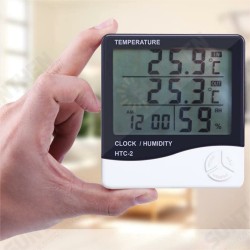 Digital Hygrometer LCD Temperature Humidity Hygrometer 3M Probe Cord Big Display Digital Hygrometer LCD Temperature Humidity Hygrometer 3M Probe Cord Big Display