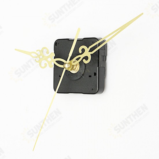 Gold Hands DIY Quartz Wall Clock Spindle Movement Mechanism