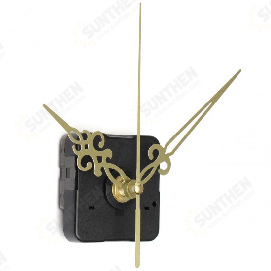 Gold Hands DIY Quartz Wall Clock Spindle Movement Mechanism