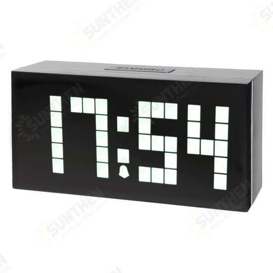 HC-301 Electronic Creative LED Dot Design Digit Cube Thermometer Date Clock