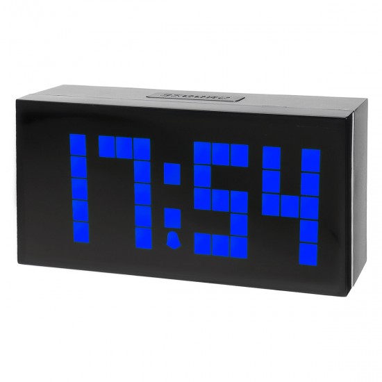 HC-301 Electronic Creative LED Dot Design Digit Cube Thermometer Date Clock