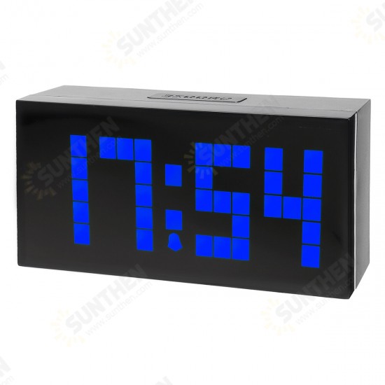 HC-301 Electronic Creative LED Dot Design Digit Cube Thermometer Date Clock