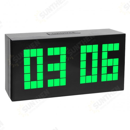 HC-301 Electronic Creative LED Dot Design Digit Cube Thermometer Date Clock