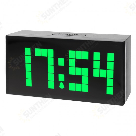 HC-301 Electronic Creative LED Dot Design Digit Cube Thermometer Date Clock