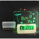 Model B Fluorescent Message Board Alarm Clock Memo Calendar Thermometer Light