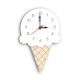 Home Cartoon Creative Wall Clock Living Room Acrylic Ice Cream Children's Clock