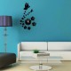 DX-X7 Creative Butterfly 3D Acrylic Mirror Wall Sticker Quartz Clocks Watch Large Home Decor