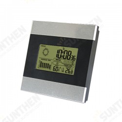 LCD Digital Table Alarm Clock Weather Forecast With White Backlight And Indoor Temperatute Humidity LCD Digital Table Alarm Clock Weather Forecast With White Backlight And Indoor Temperatute Humidity