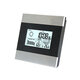 LCD Digital Table Alarm Clock Weather Forecast With White Backlight And Indoor Temperatute Humidity