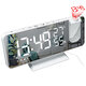 LED Digital Alarm Clock Electronic LED Projector Desktop Digital Projection Alarm Clock Smart Home Bedroom Bedside Clock